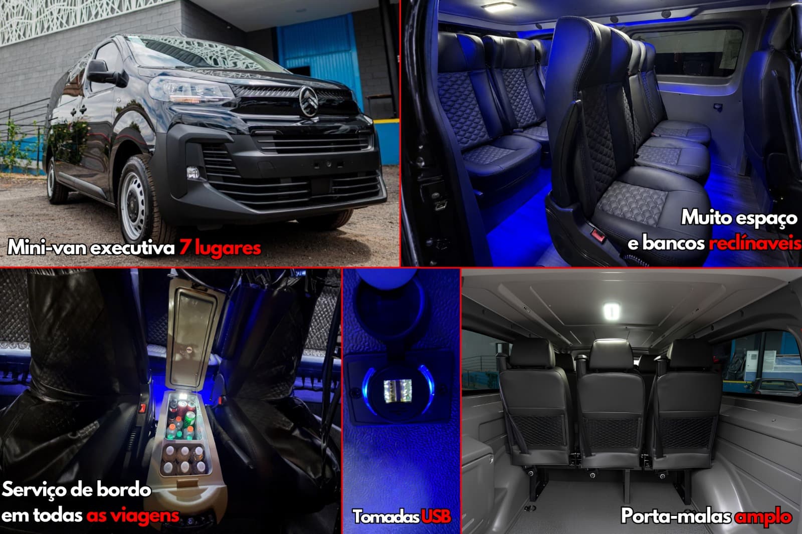 Executive minivan from the EJS Transfer fleet