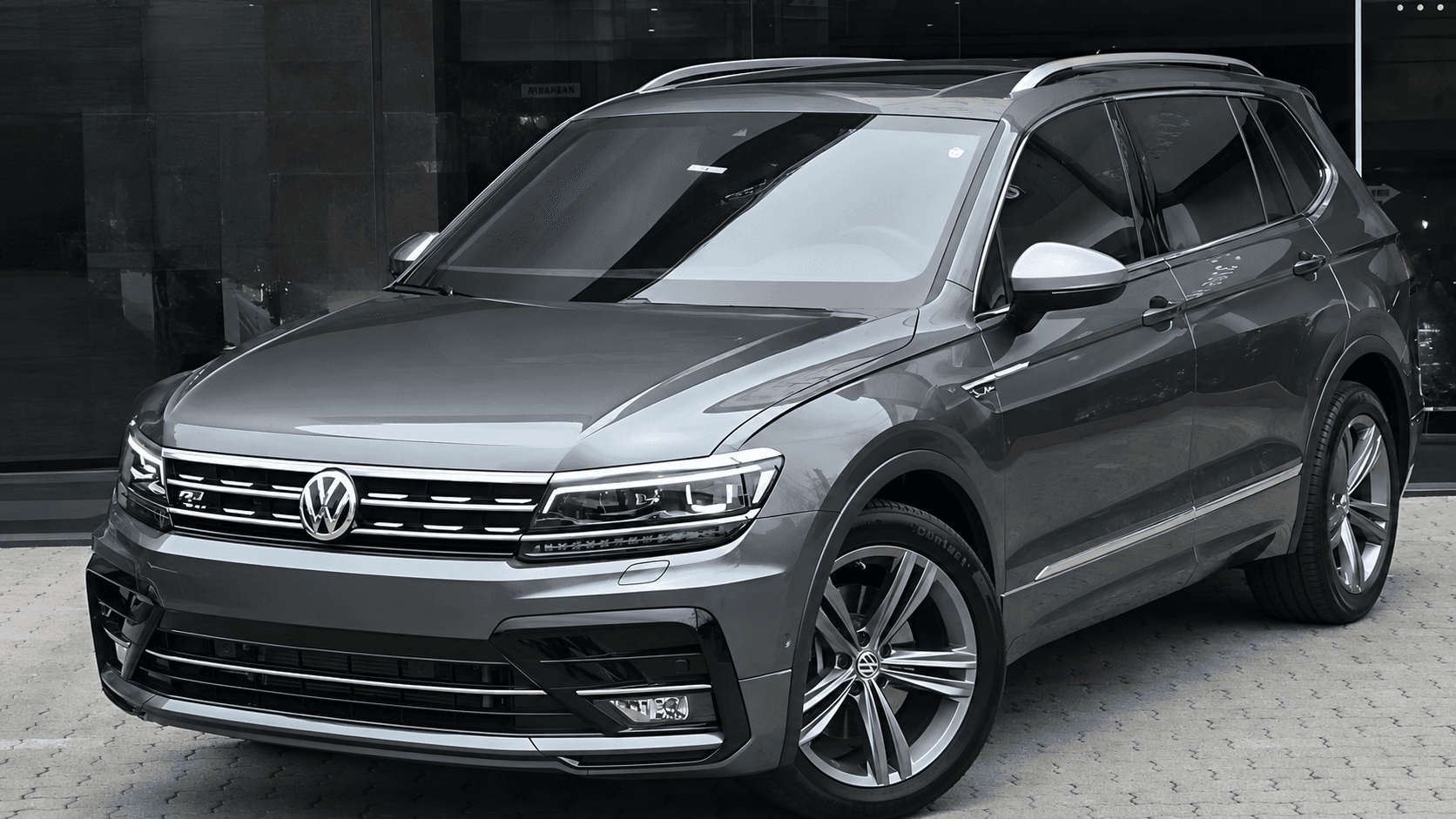 Tiguan blindada da frota da EJS Transfer